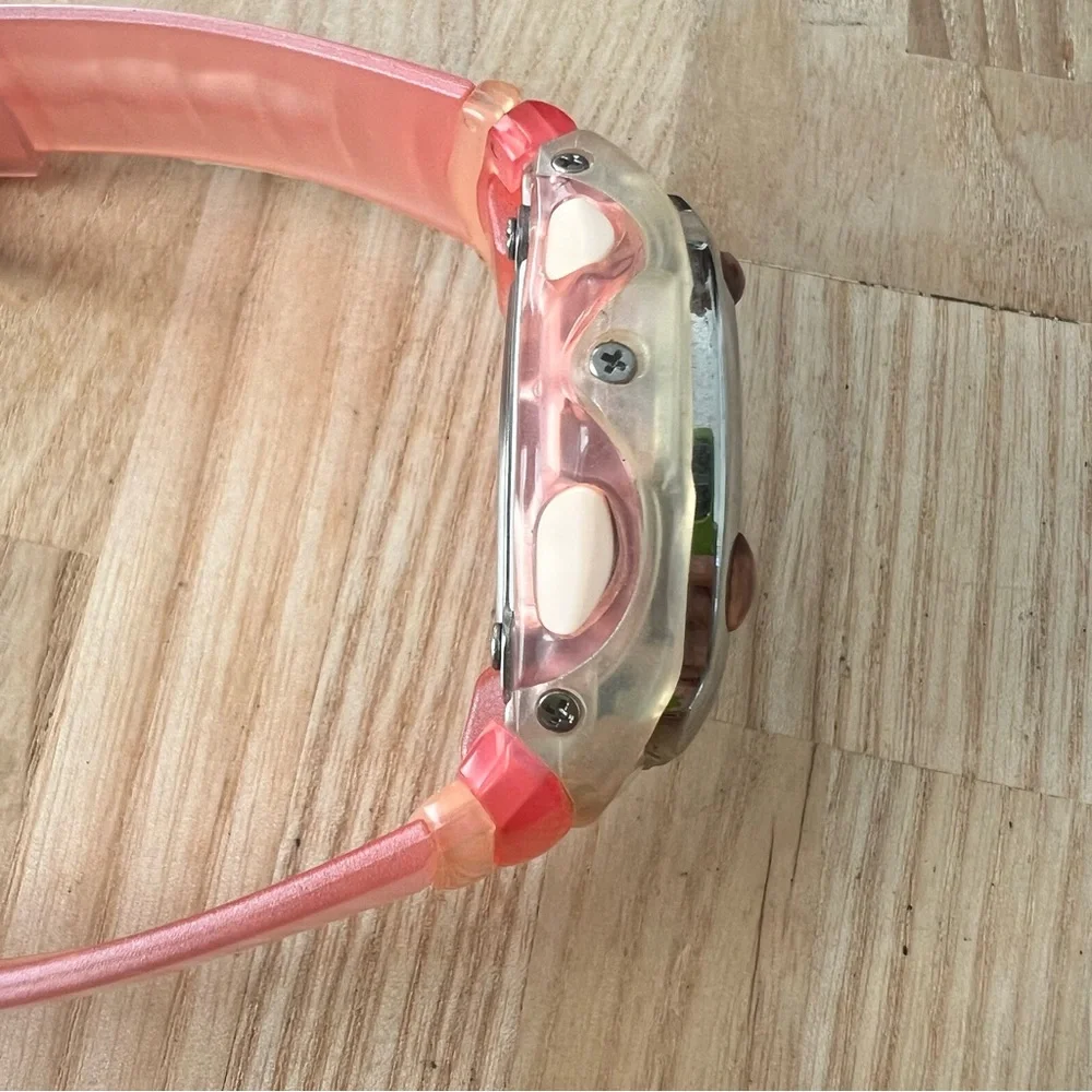 RARE CASIO BABY-G dolphin & whale eco-research pink Digital watch NEW BATTERY